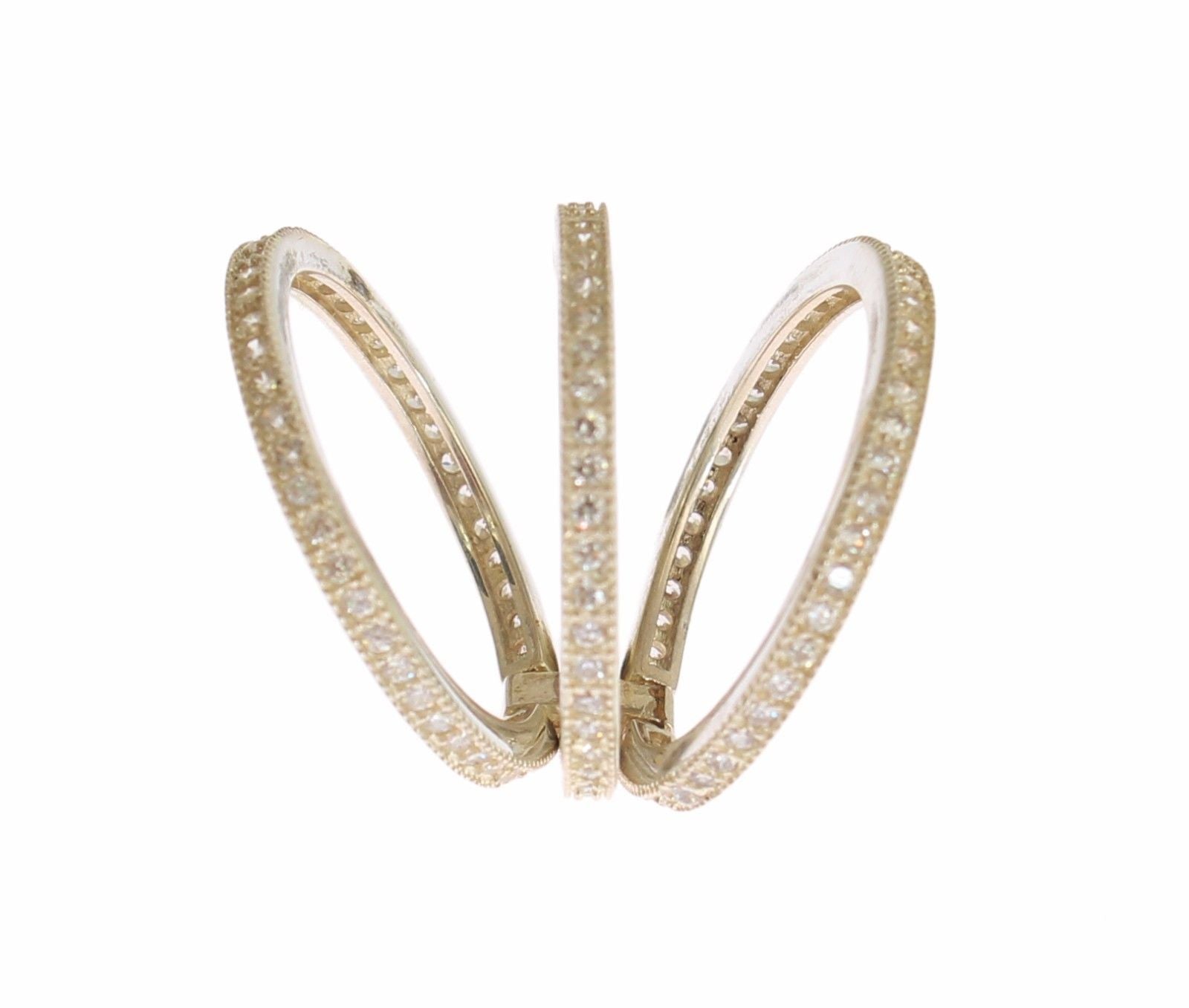 Bague Nialaya en argent sterling 925 et zircone cubique transparent pour femme