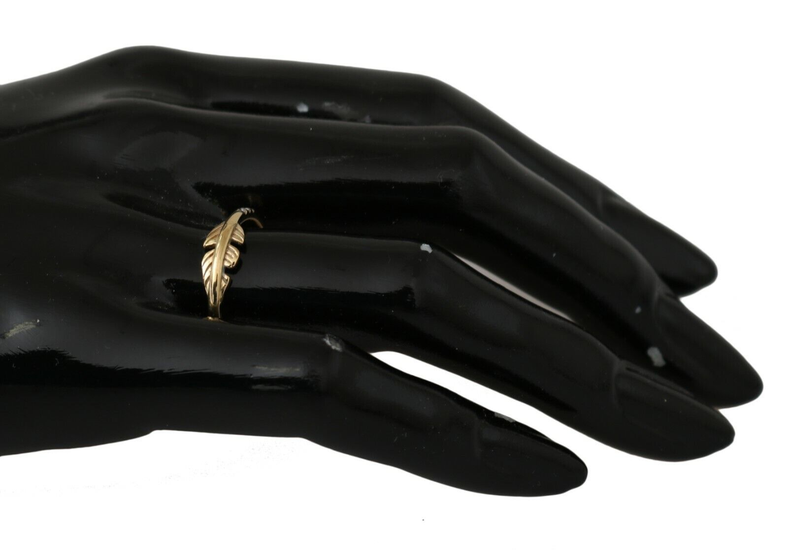 Nialaya Gold Feather Clear CZ Argent 925 Femme