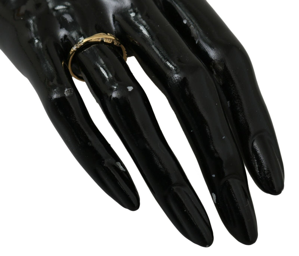 Nialaya Gold Feather Clear CZ Argent 925 Femme