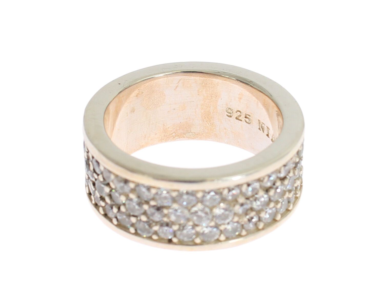 Bague Nialaya en argent sterling 925 et zircone cubique pour femme