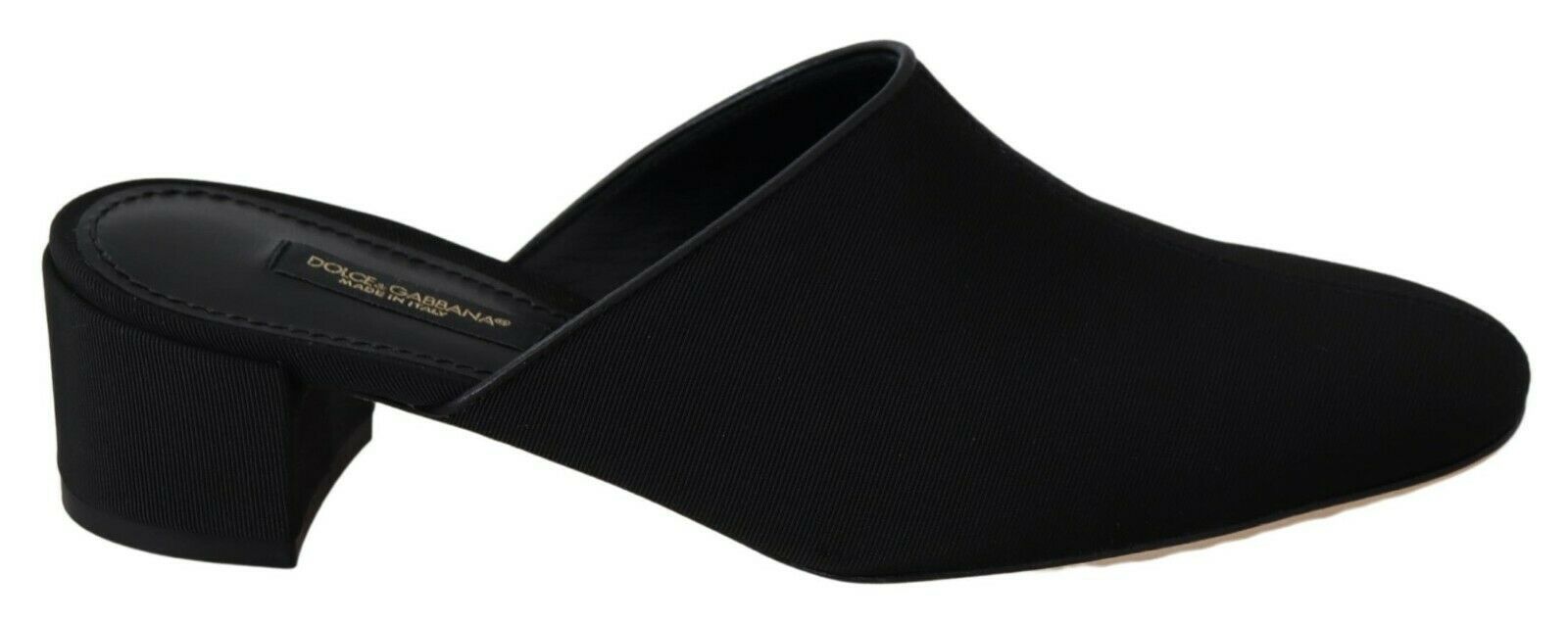 Sandales Dolce &amp; Gabbana en gros-grain noir pour femme