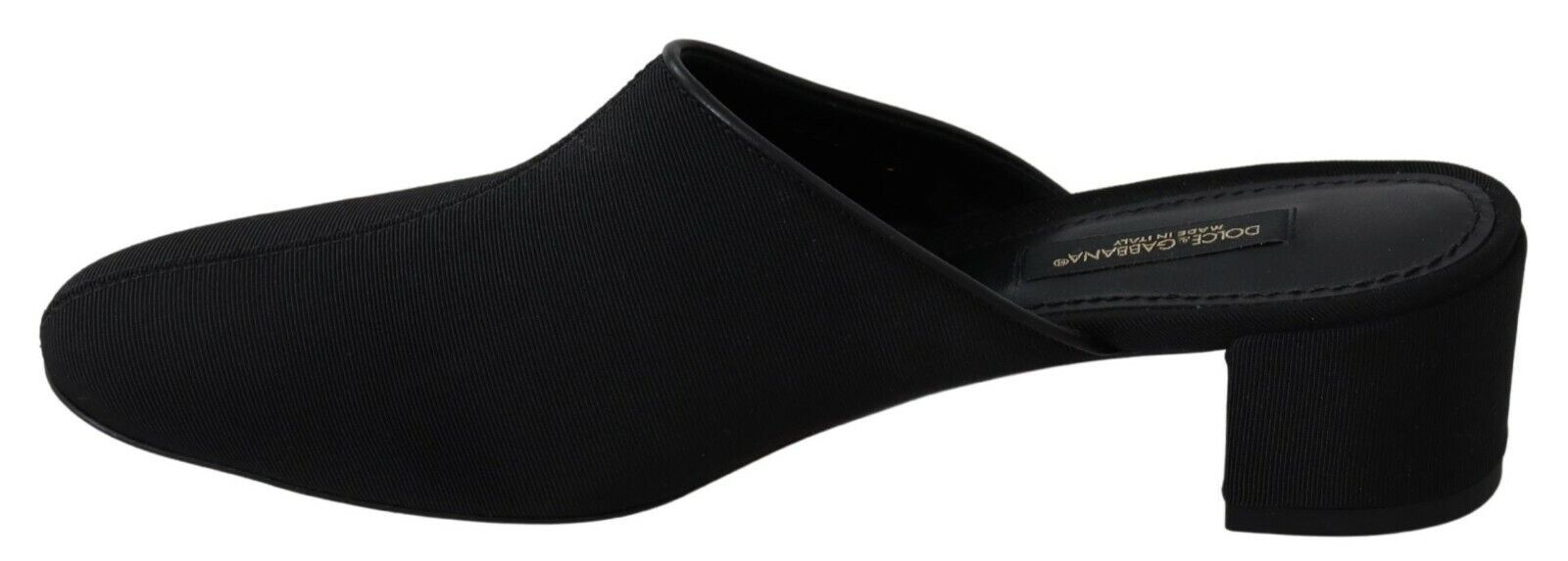 Sandales Dolce &amp; Gabbana en gros-grain noir pour femme