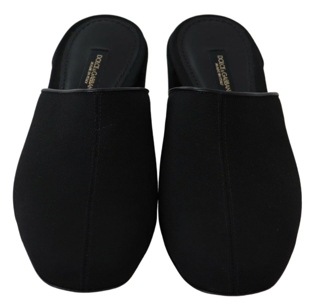 Sandales Dolce &amp; Gabbana en gros-grain noir pour femme