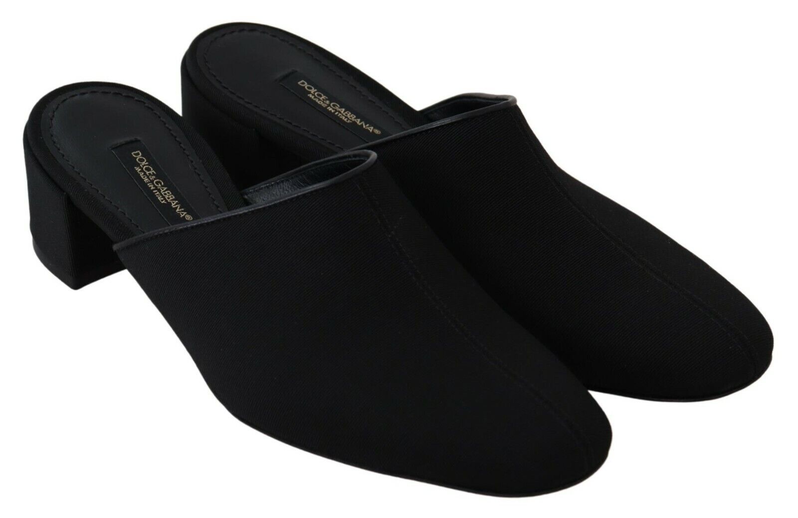 Sandales Dolce &amp; Gabbana en gros-grain noir pour femme