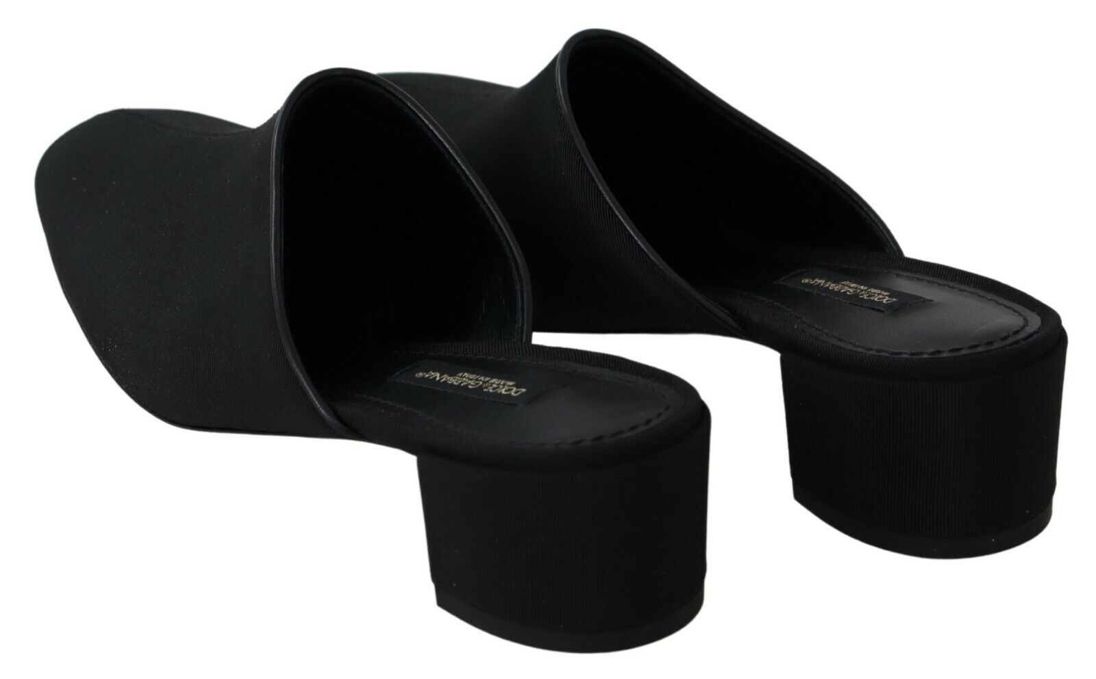 Sandales Dolce &amp; Gabbana en gros-grain noir pour femme