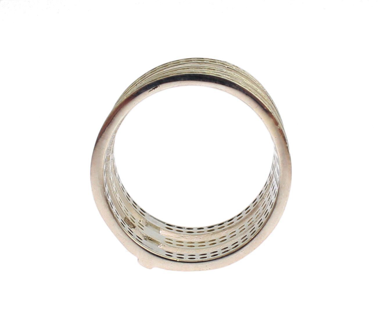 Bague authentique Nialaya en argent sterling 925 avec zircone cubique transparent pour femme