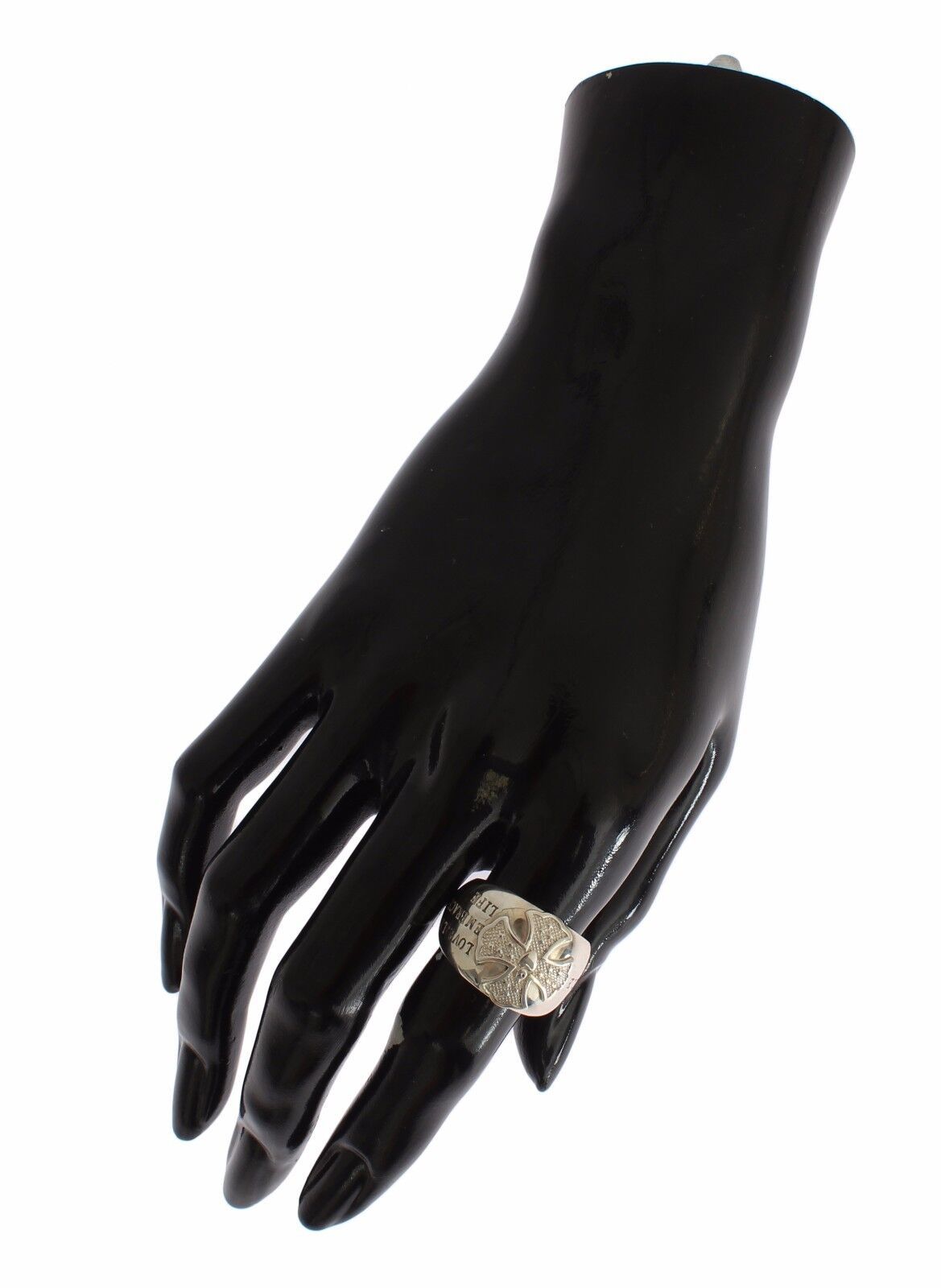 Bague femme Nialaya en argent sterling 925 avec croix
