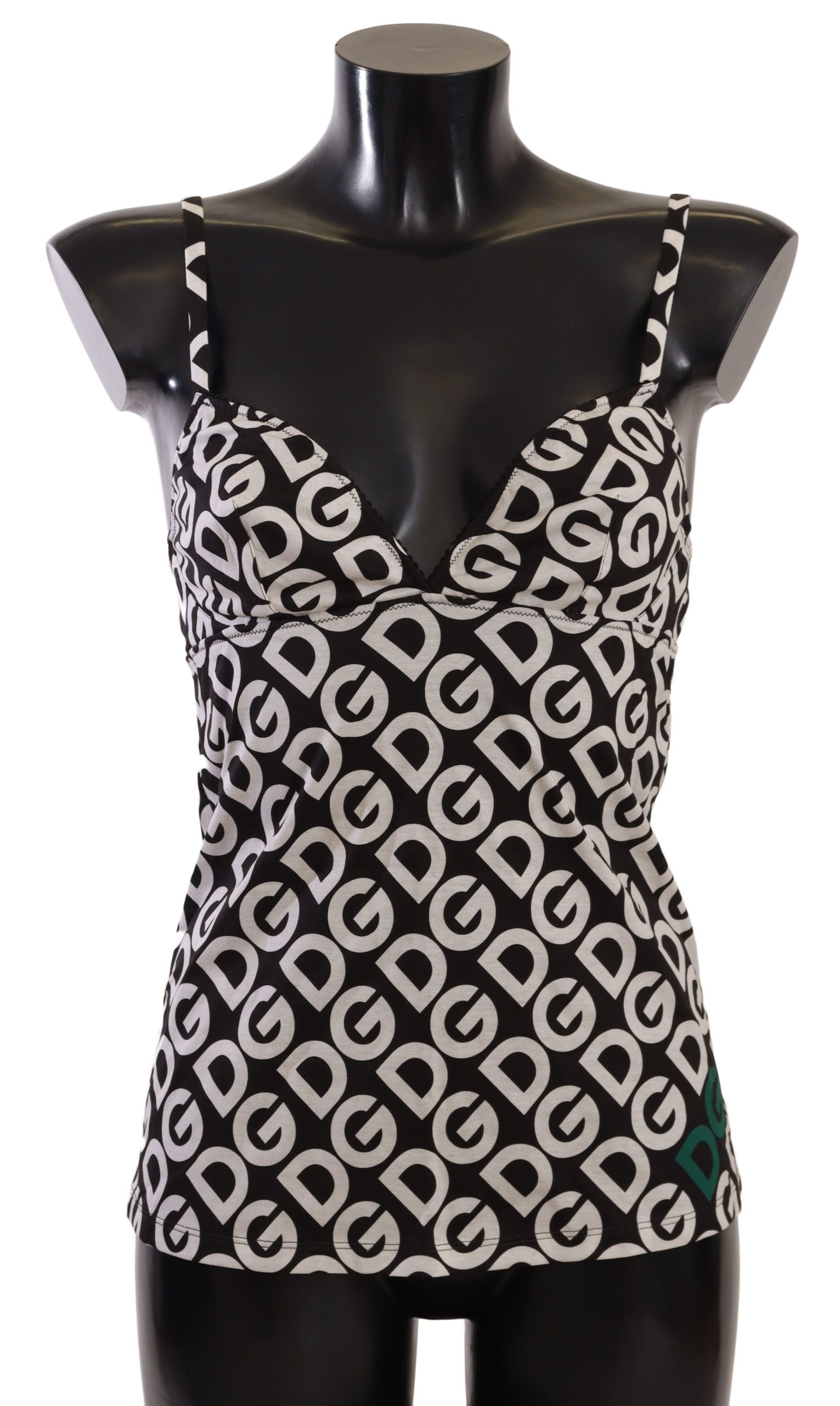 Sous-vêtements Dolce &amp; Gabbana à imprimé logo noir et blanc
