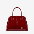 Midnight Rouge Patent Leather Handbag