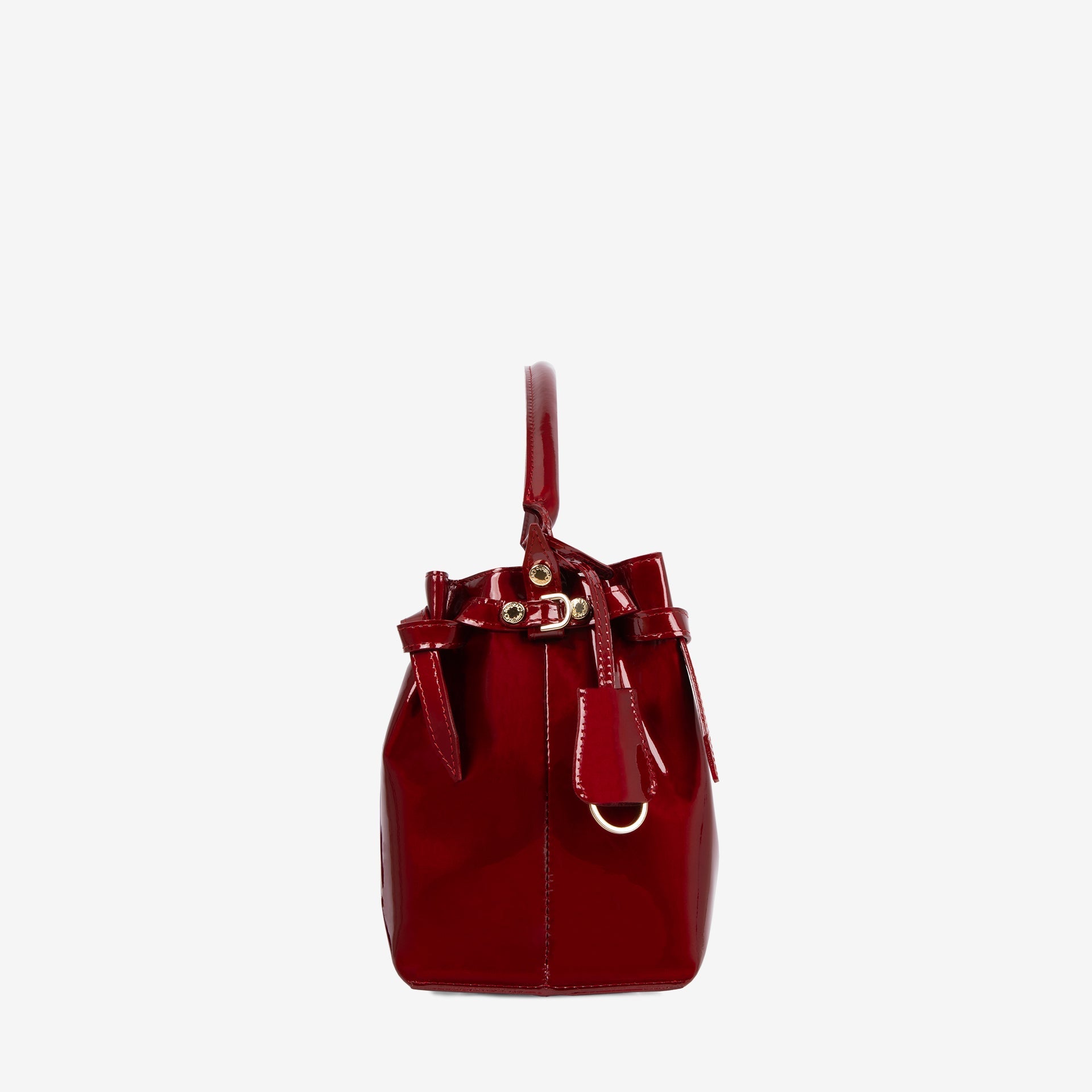 Midnight Rouge Patent Leather Handbag