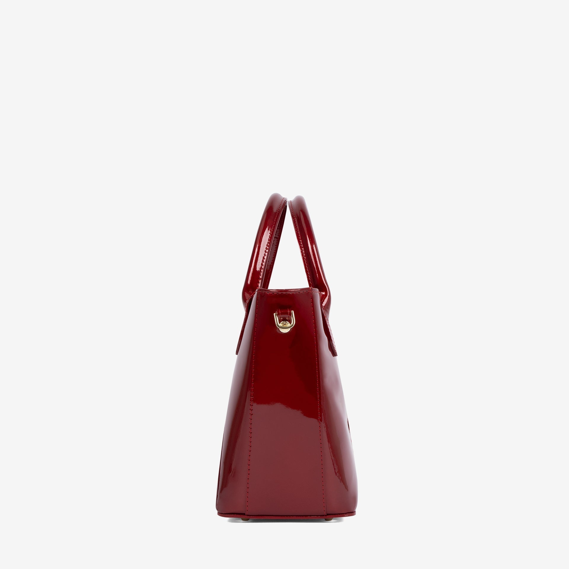 Midnight Rouge Patent Leather Handbag