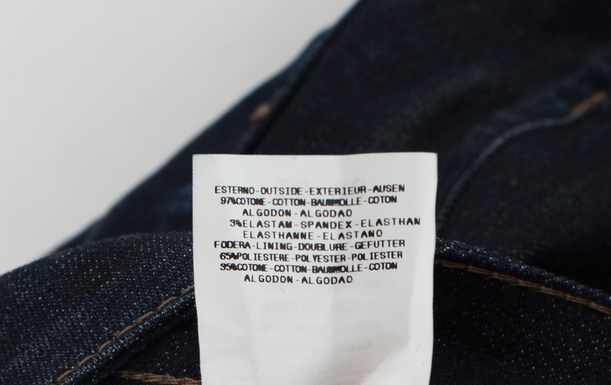 Jean slim bleu en coton stretch Costume National