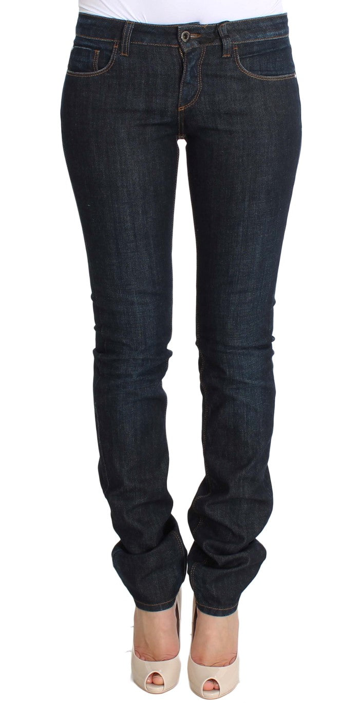 Jean slim bleu en coton stretch Costume National