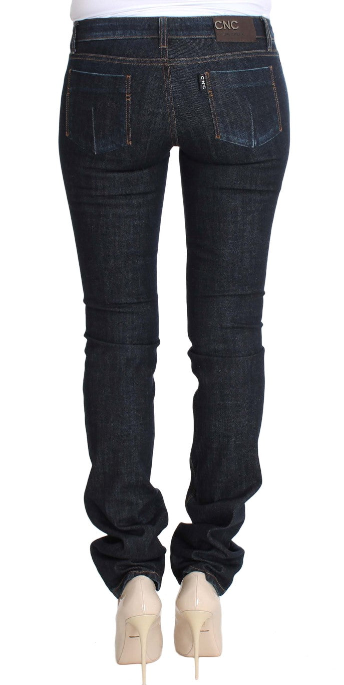 Jean slim bleu en coton stretch Costume National