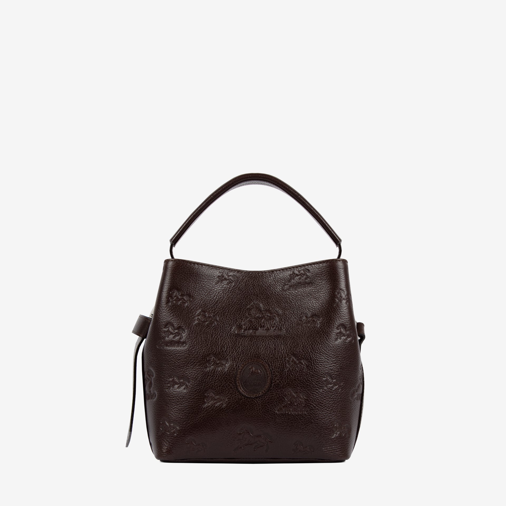 Cavalo Lusitano Leather Bucket Bag