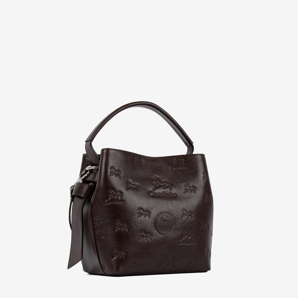 Cavalo Lusitano Leather Bucket Bag