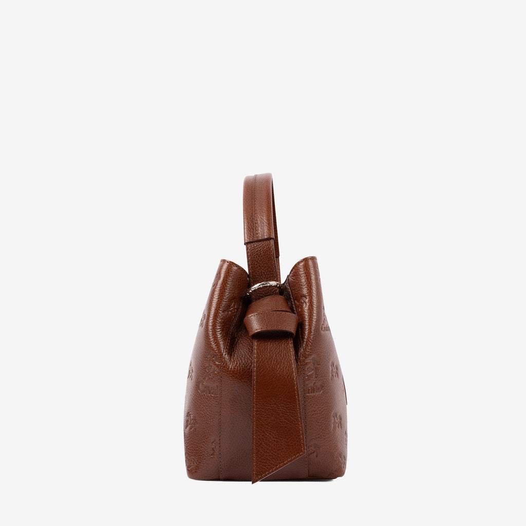Cavalo Lusitano Leather Bucket Bag
