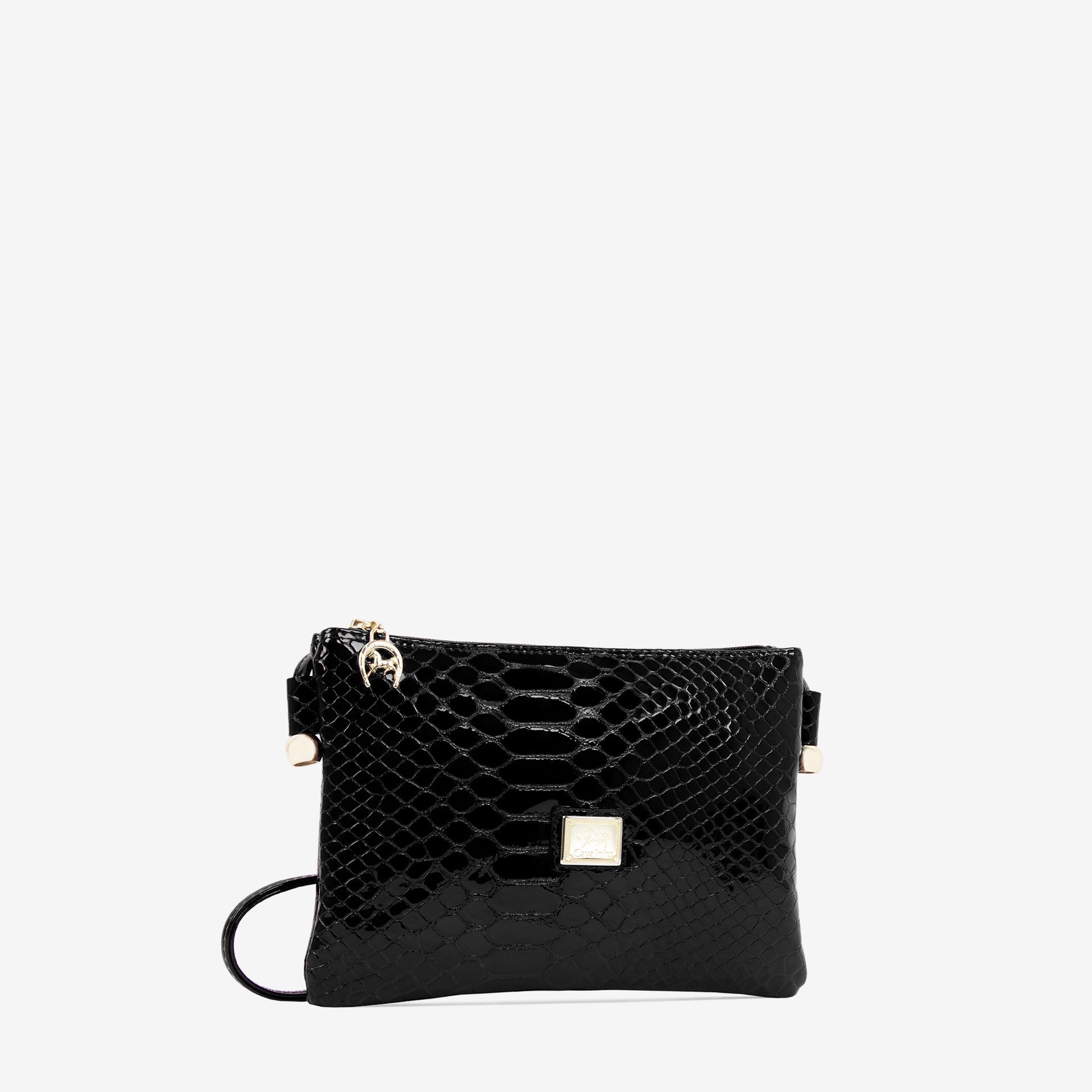 Gallop Patent Leather Crossbody Bag