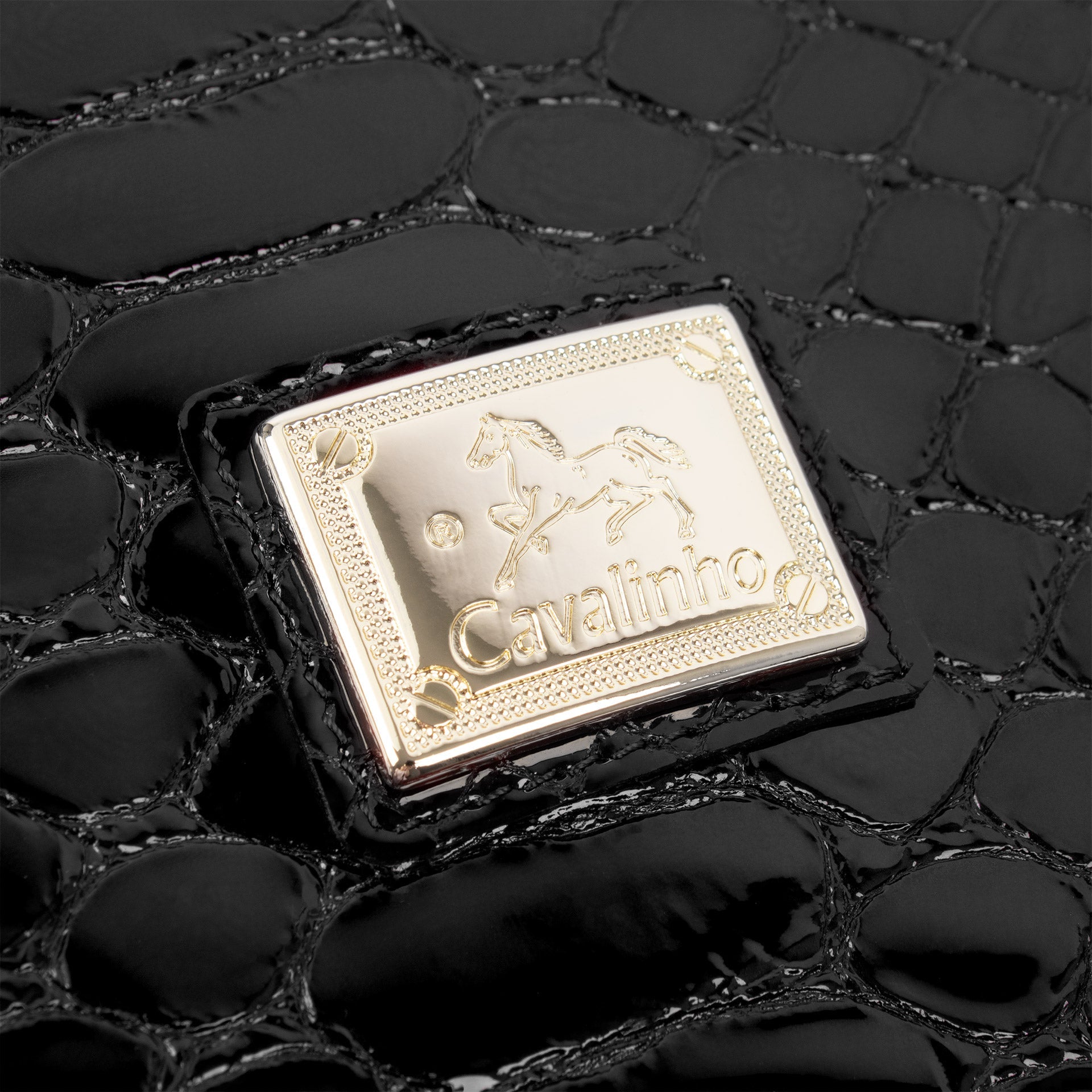 Gallop Patent Leather Crossbody Bag