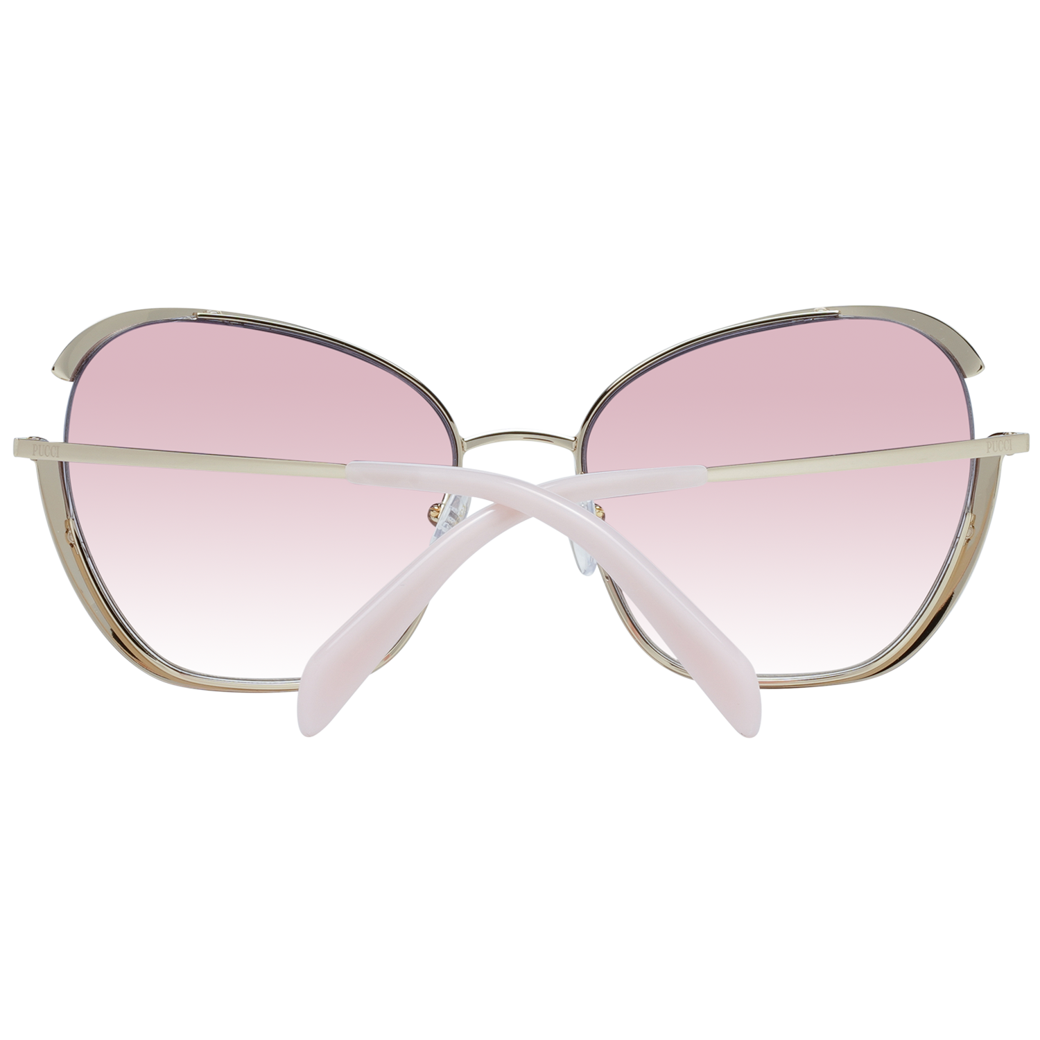 Lunettes de soleil dorées pour femmes Emilio Pucci