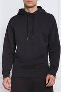Sweat à capuche élégant en coton bleu foncé Hugo Boss