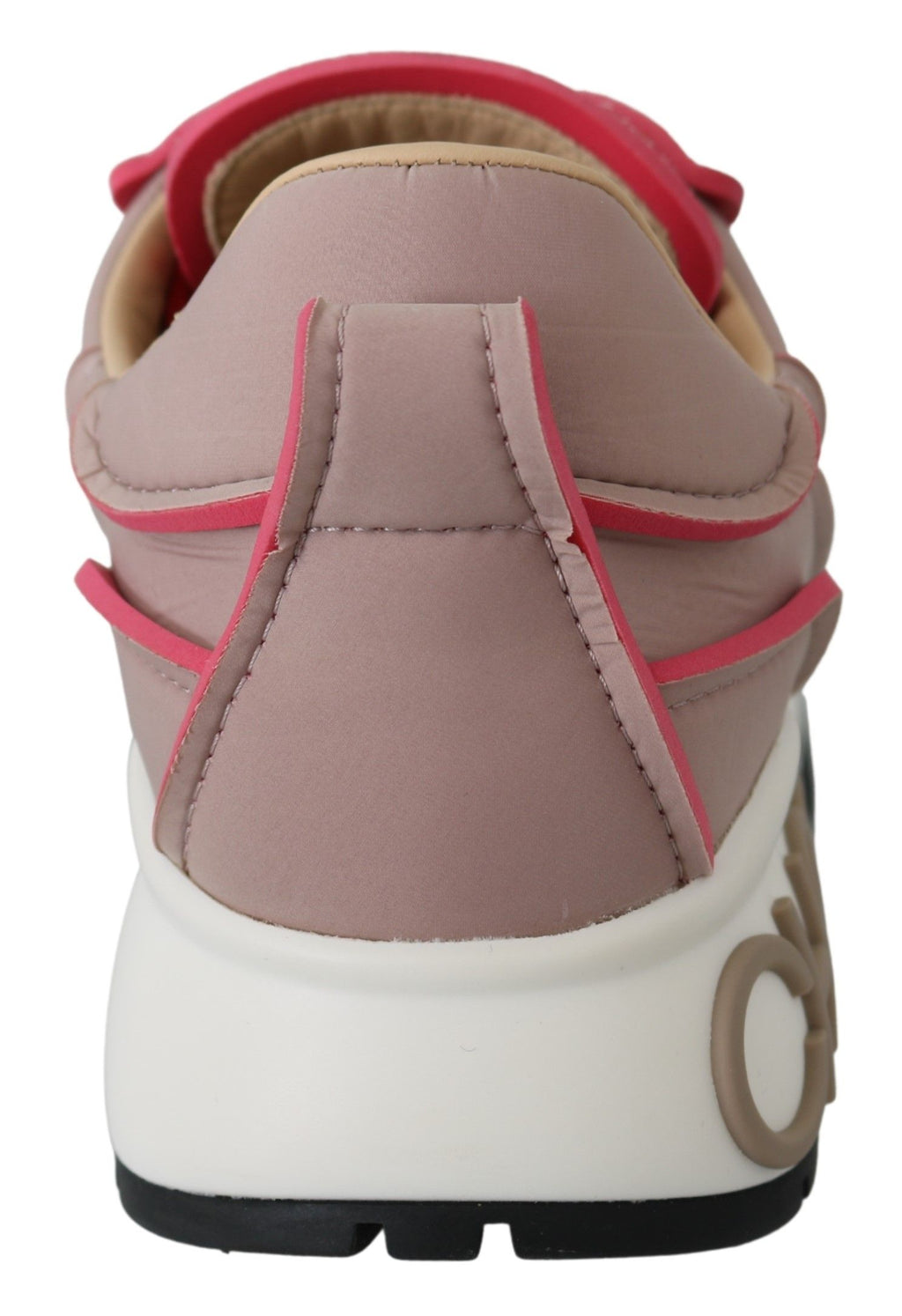 Baskets matelassées chics Jimmy Choo rose ballet