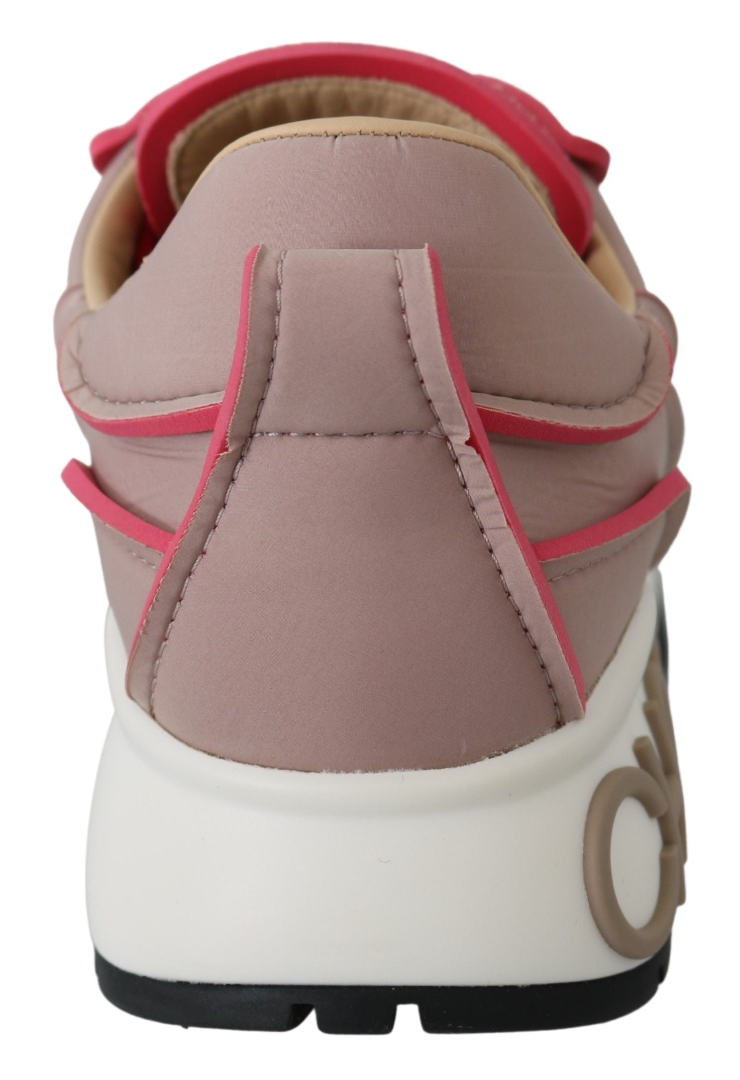 Baskets matelassées chics Jimmy Choo rose ballet