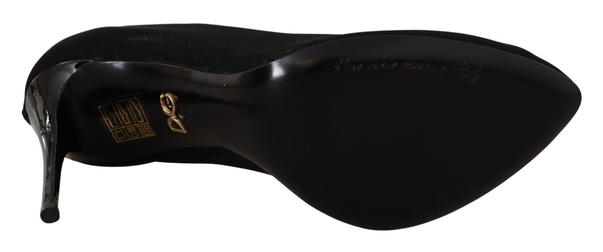 Escarpins en tulle stretch noir Dolce &amp; Gabbana