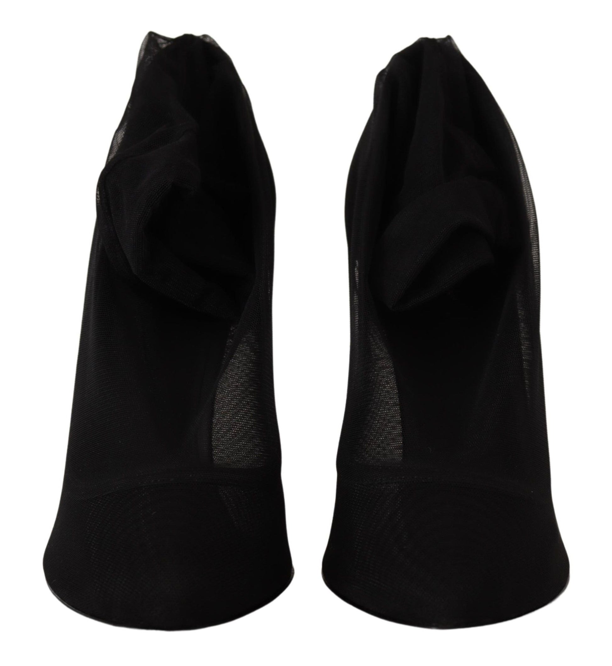 Escarpins en tulle stretch noir Dolce &amp; Gabbana