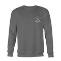 Men's Golf Crew Sweatshirt, Charcoal-0