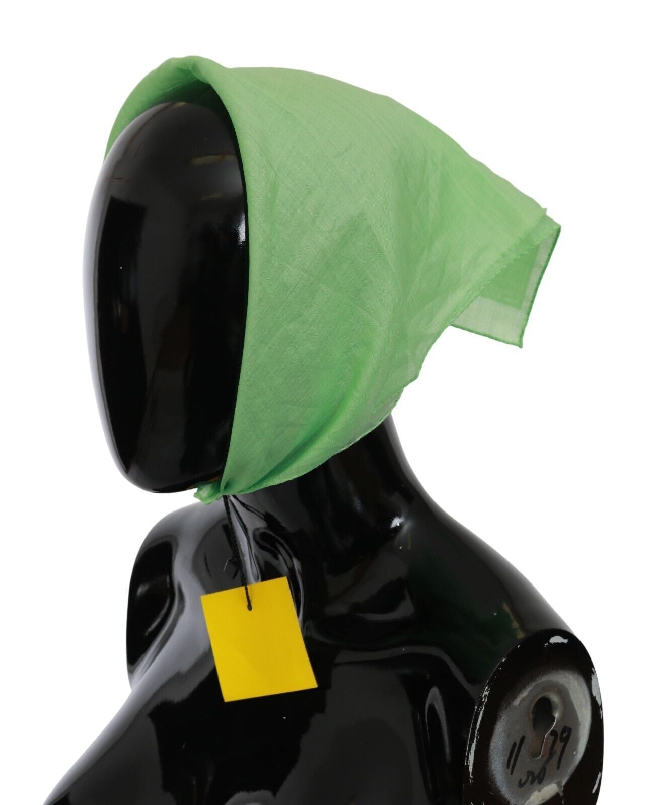 Foulard carré en lin vert pomme Versace