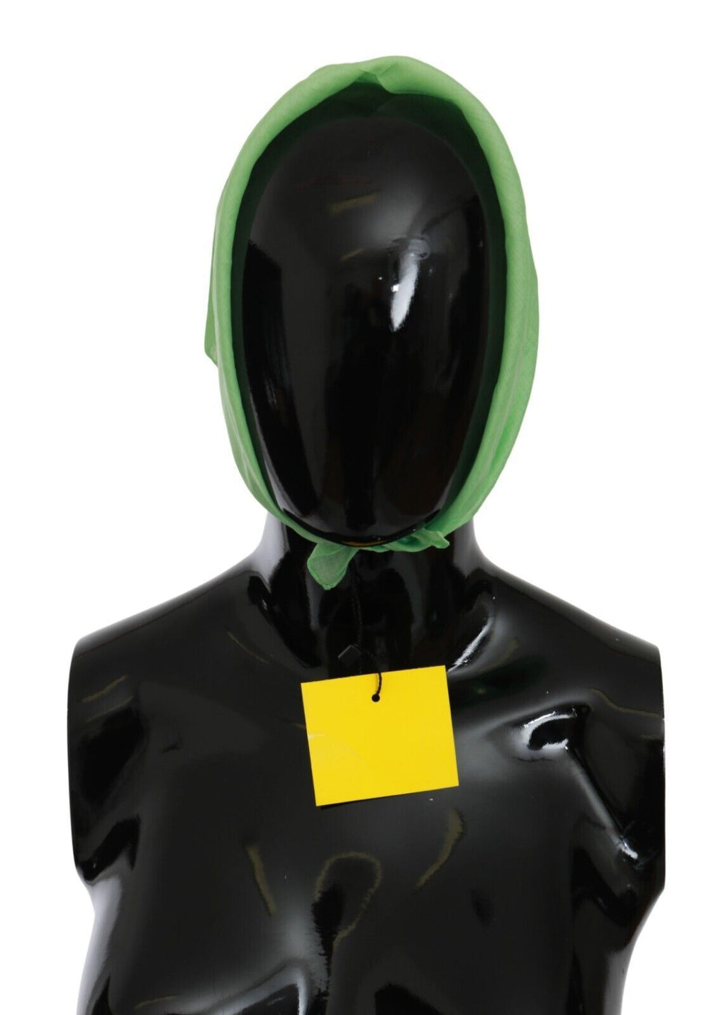 Foulard carré en lin vert pomme Versace