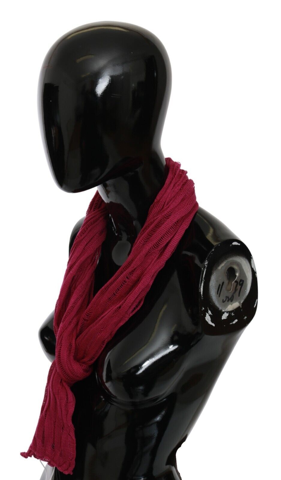 Foulard châle bordeaux John Galliano