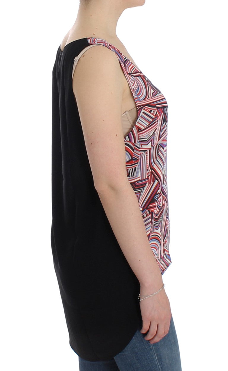 Costume National Haut sans manches multicolore