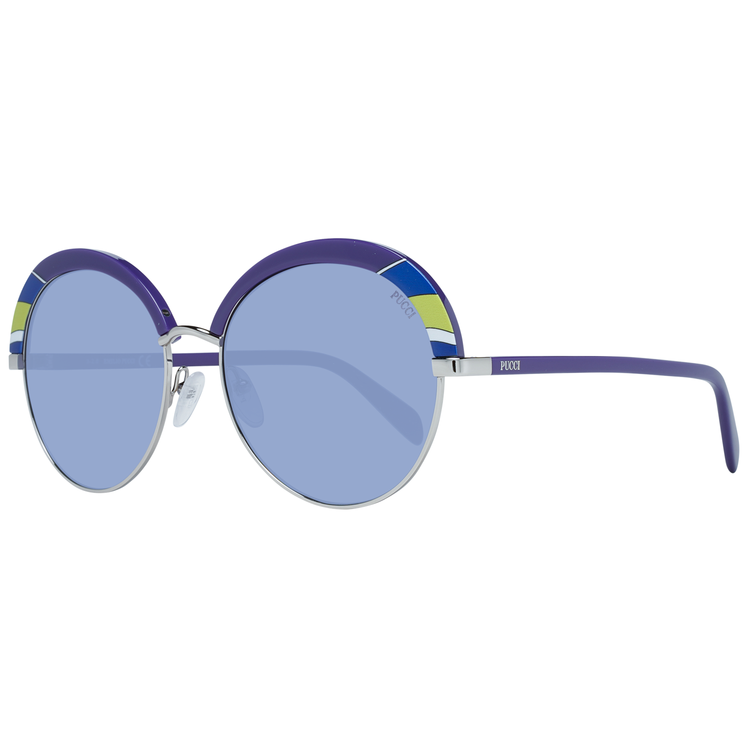 Lunettes de soleil violettes pour femmes Emilio Pucci
