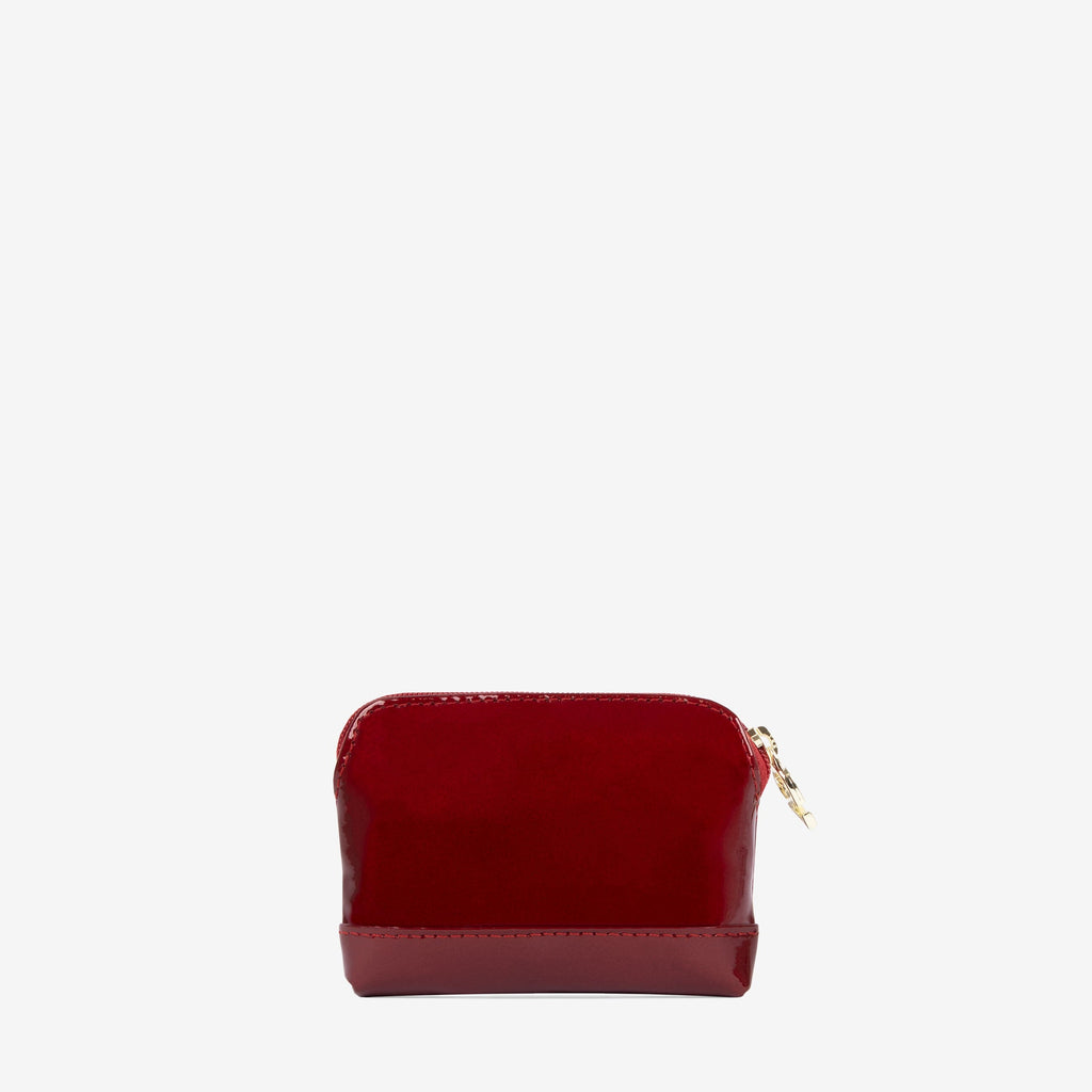 Midnight Rouge Patent Leather Small Coin Purse