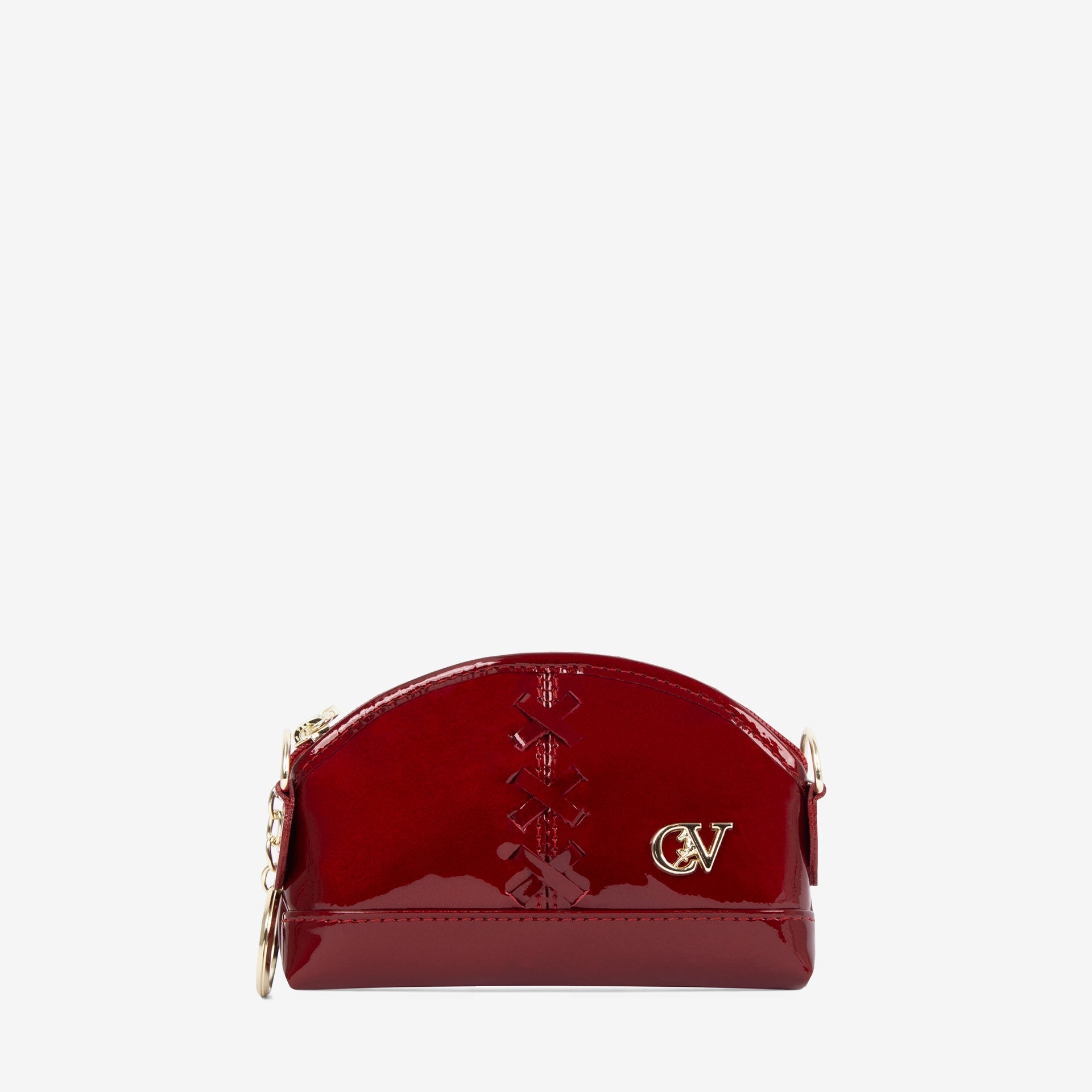 Midnight Rouge Patent Leather Coin Purse