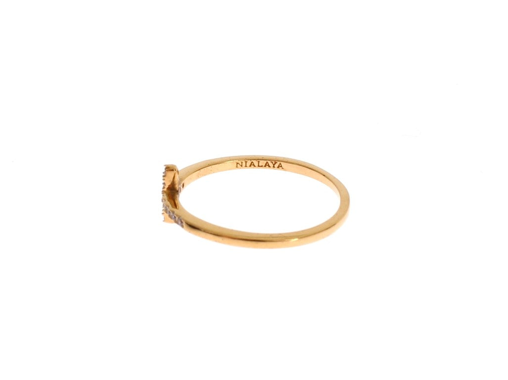 Bague Nialaya en or 925 et argent