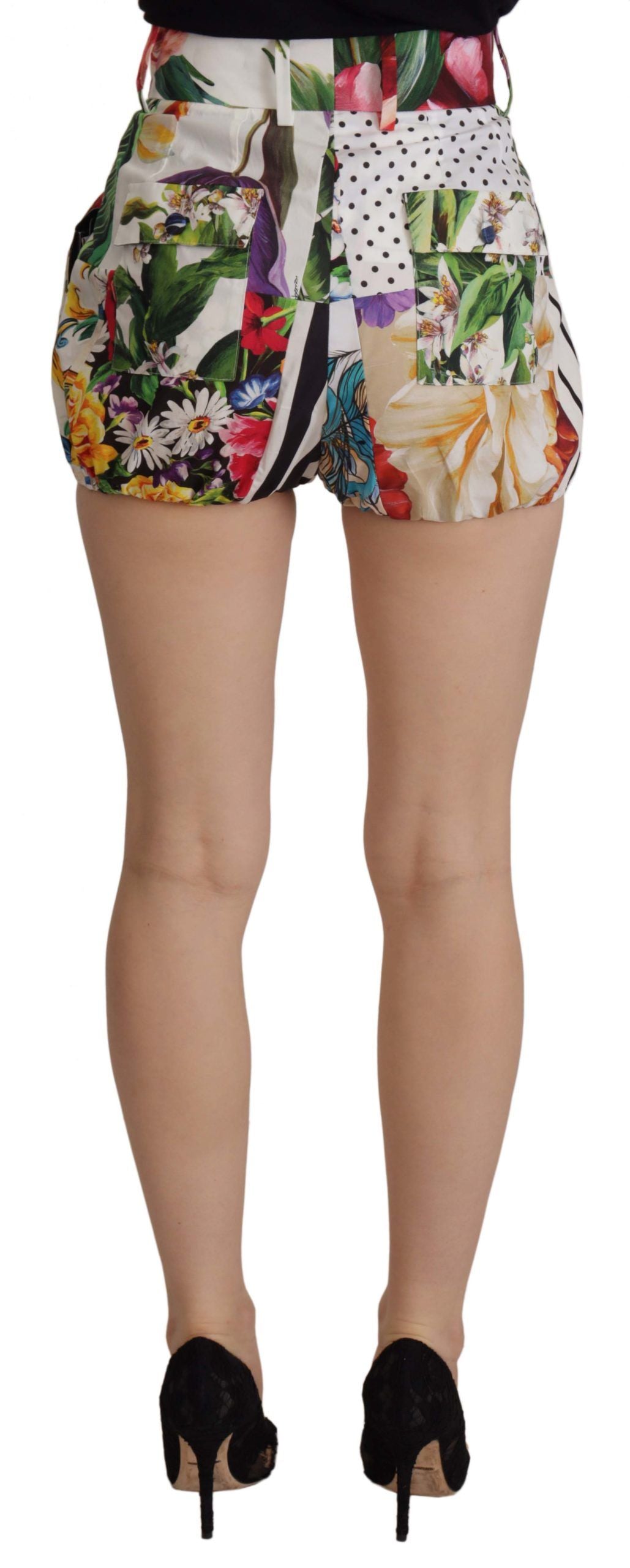 Short taille haute multicolore Dolce &amp; Gabbana