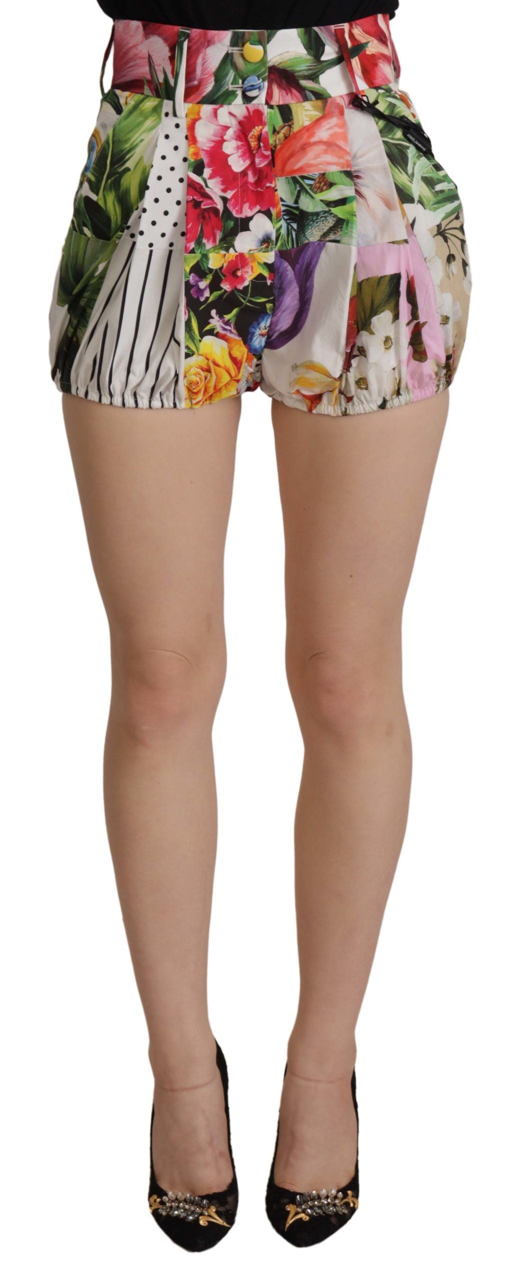 Short taille haute multicolore Dolce &amp; Gabbana