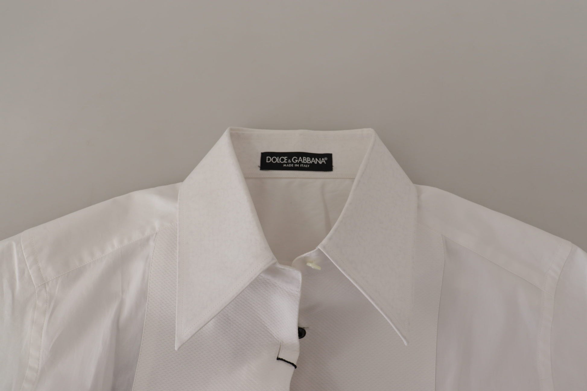 Chemisier de smoking blanc sans manches Dolce &amp; Gabbana