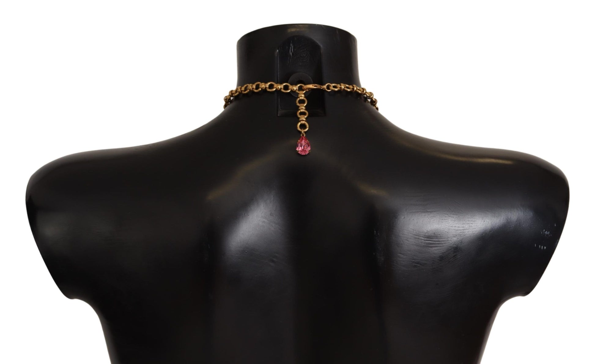 Collier Dolce &amp; Gabbana en laiton doré avec roses de Sicile