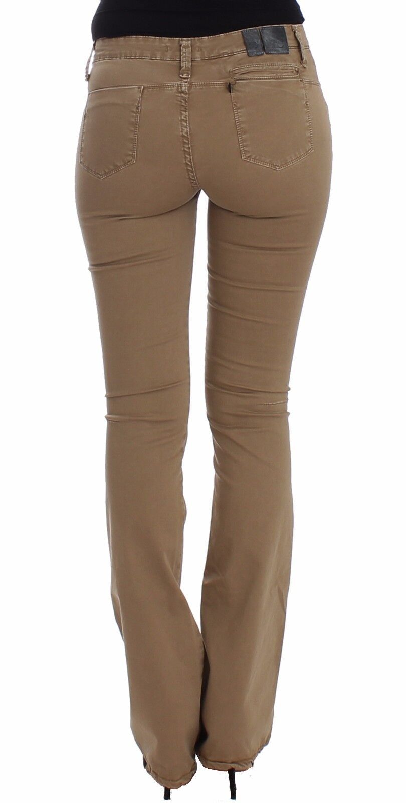 Pantalon en jean droit beige Costume National, jean extensible