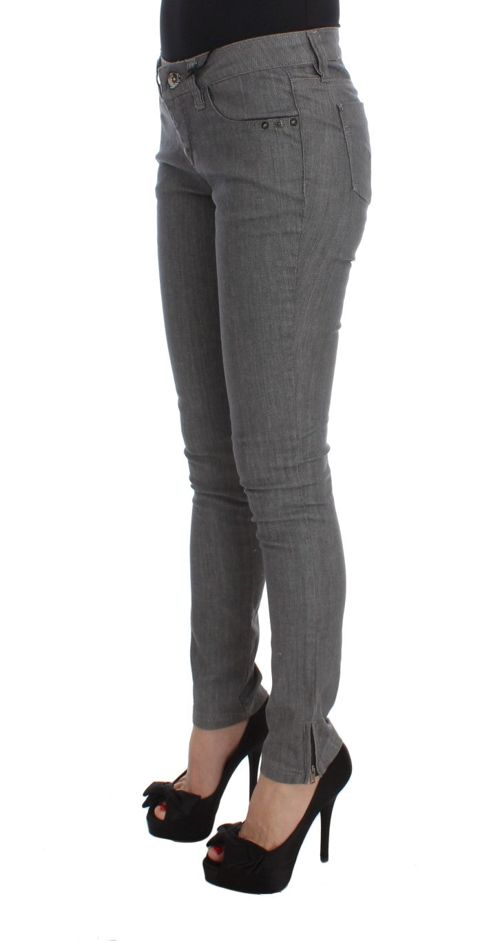 Jean slim gris en coton mélangé Costume National