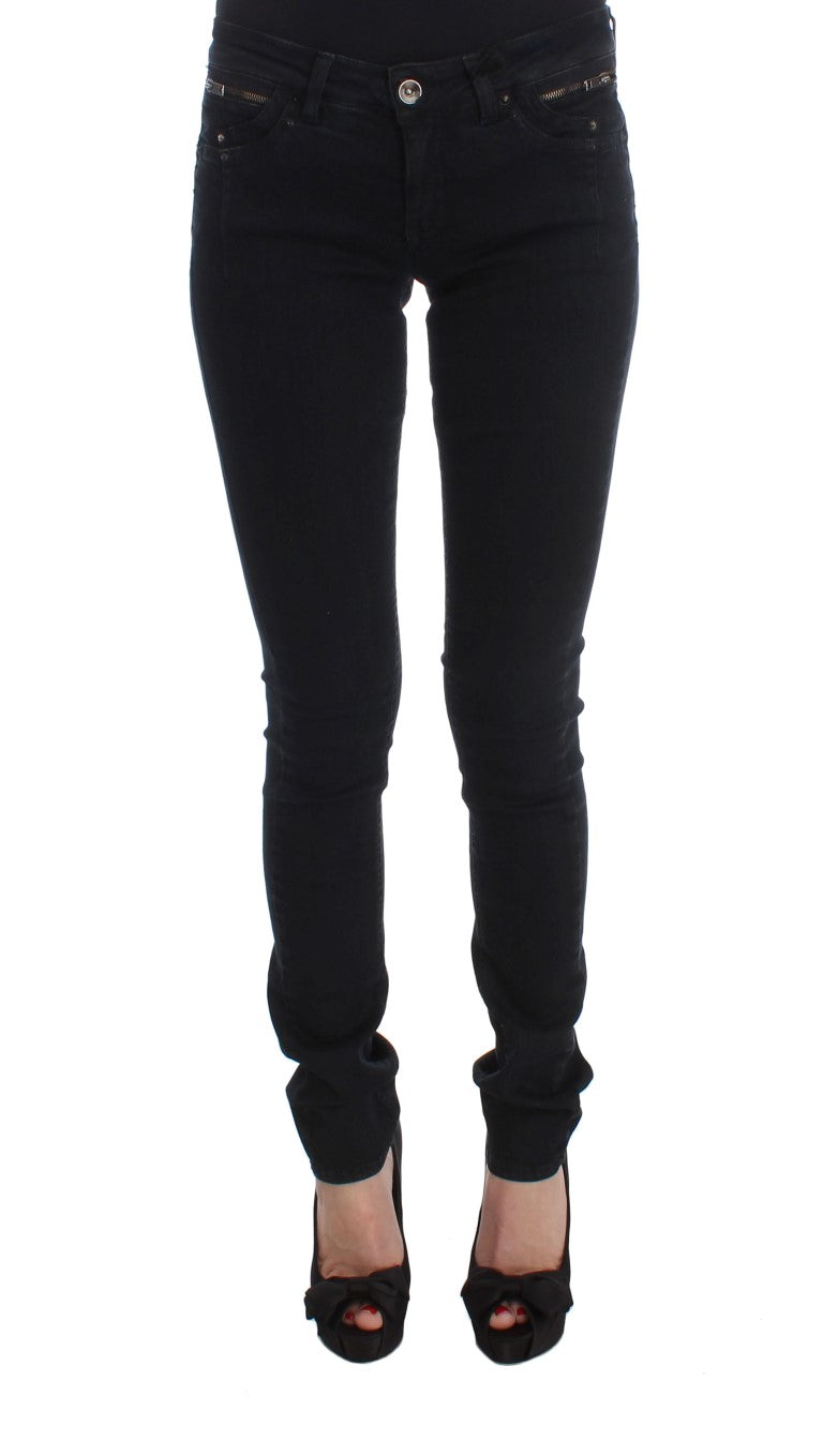 Jean slim en coton noir Costume National