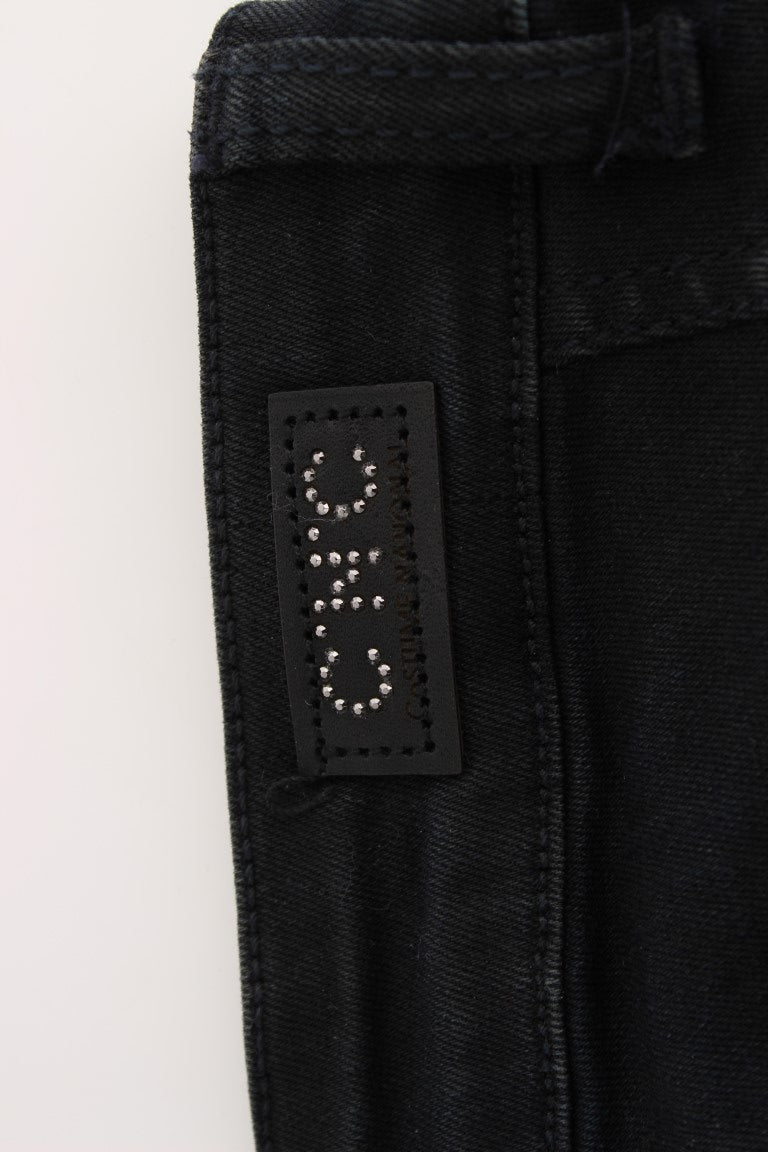 Jean slim en coton noir Costume National