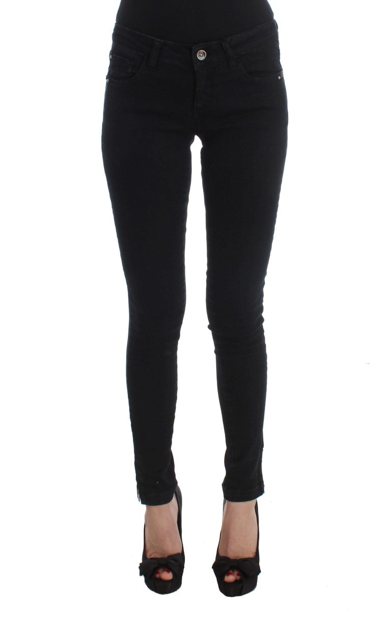 Jean slim en coton noir Costume National