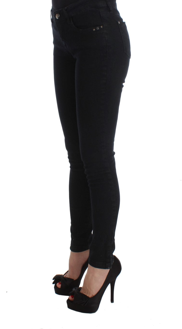 Jean slim en coton noir Costume National