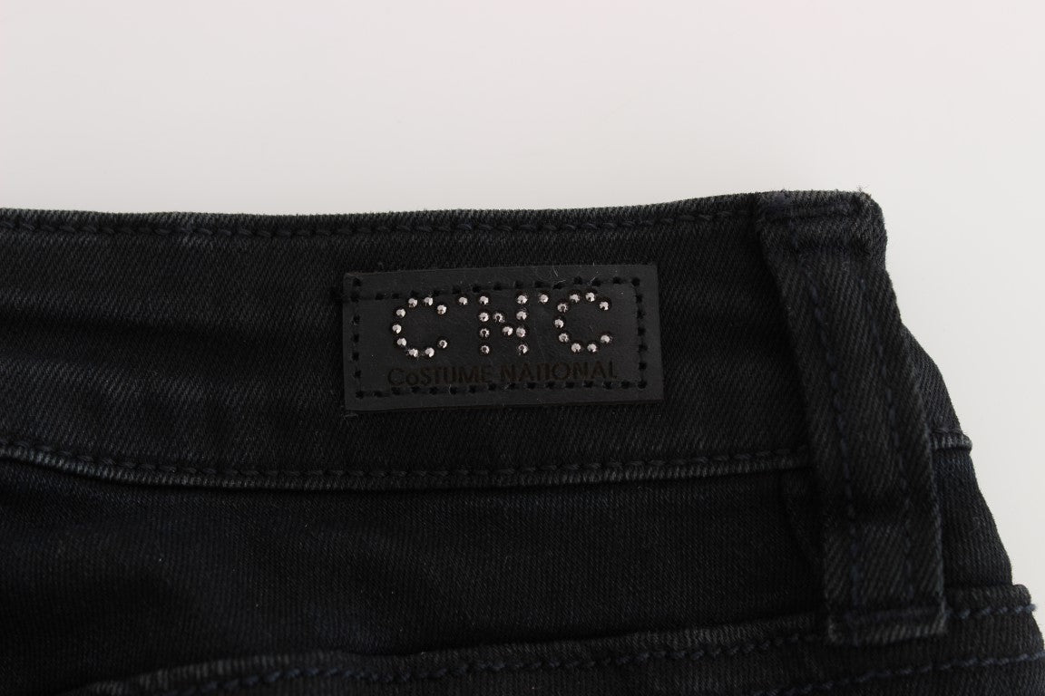 Jean slim en coton noir Costume National