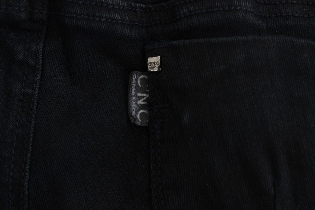 Jean slim en coton noir Costume National